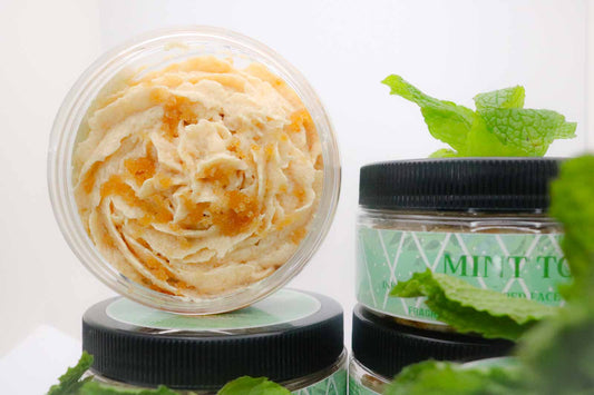 Mint To Be - Invigorating Foaming Whipped Sugar Exfoliating Face Scrub - 8 OZ