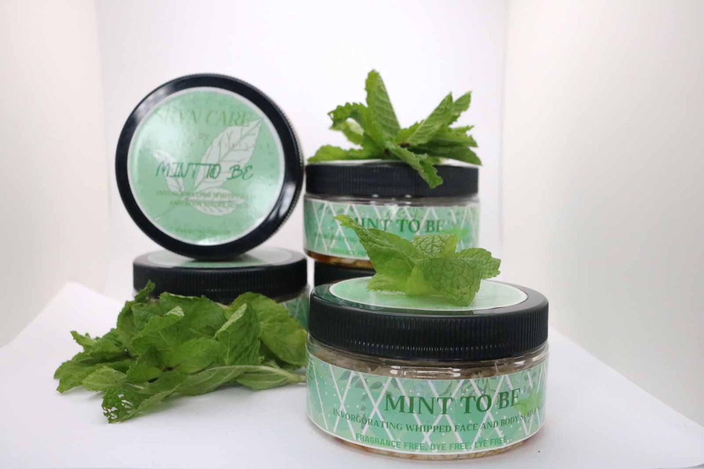 Mint To Be - Invigorating Foaming Whipped Sugar Exfoliating Face Scrub - 8 OZ